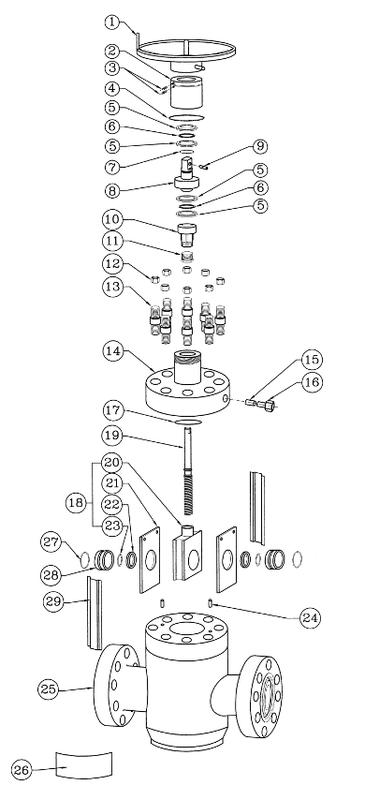 FC Style Hydraulic Gate Valve